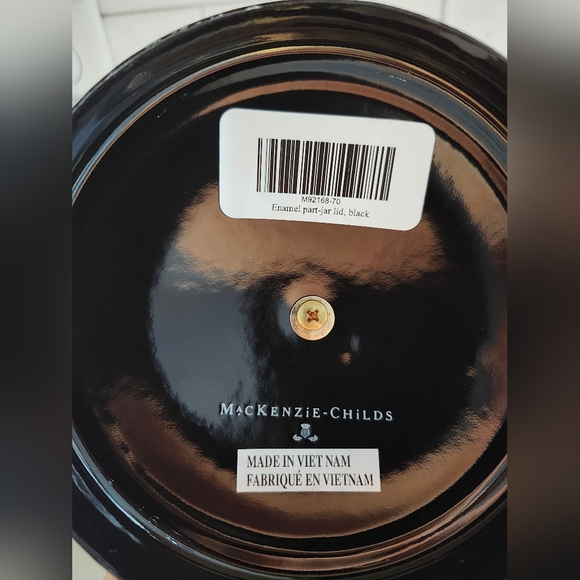 McKenzie-Childs Flower Market Cookie Jar - Picture 3 of 4